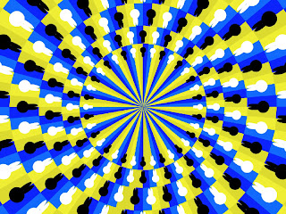 Whirling Bunny Spiral Illusion